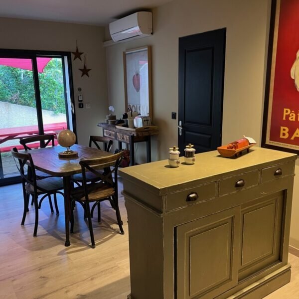Cuisine équipé au Gîtes Le 6 L'Oliveraie à Martigues en Bouches-du-Rhône en Provence-Alpes-Côte d'Azur