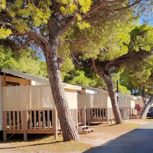 Mobil home au Camping la Bergerie à Hyères dans le Var en Provence-Alpes-Côte d'Azur