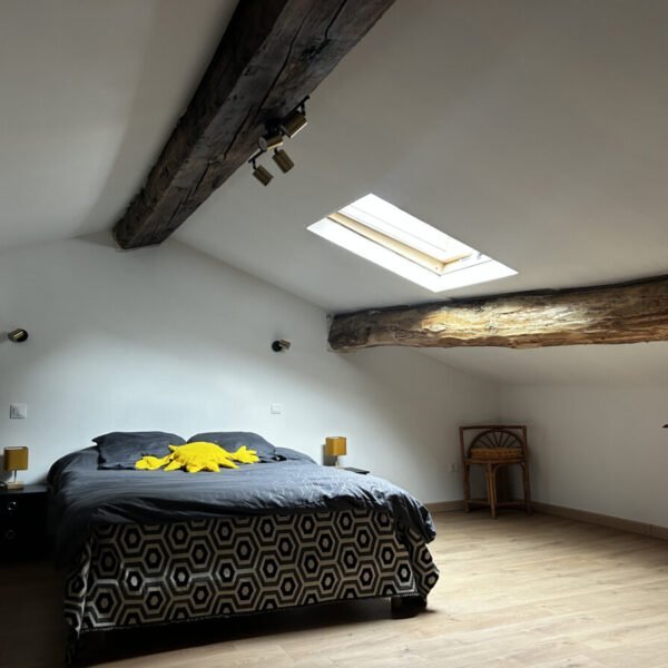 Chambre double du du Gîte Le Jardin d'Ève dans l'Aude en Occitanie