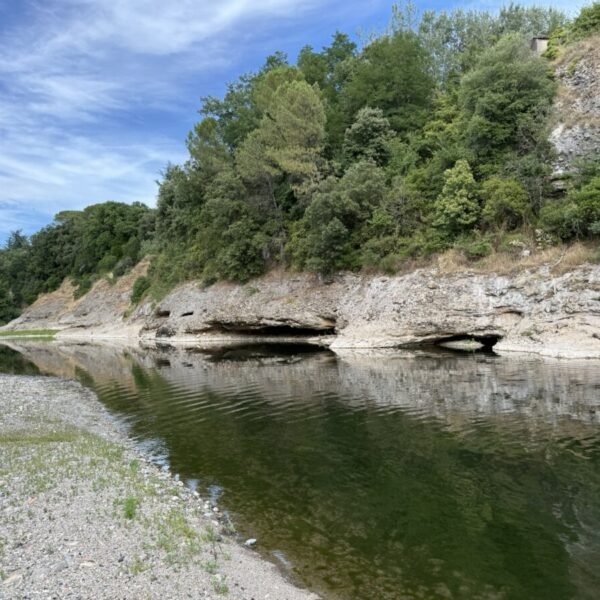 Rivière proche des Gîtes du Mas du Ranquet dans les Cévennes gardoises dans le Sud de la France