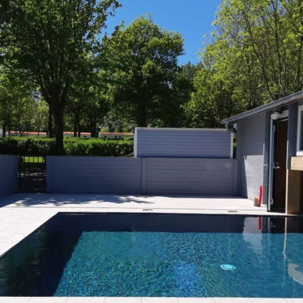 Piscine du Camping Abijune près d'Etretat en Normandie sur le littoral de la Seine Maritime