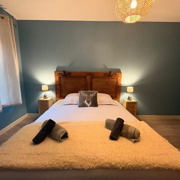 Chambre double cosy du Gîte Le Clos de Félicie dans les Vosges à La Bresse en Montagne