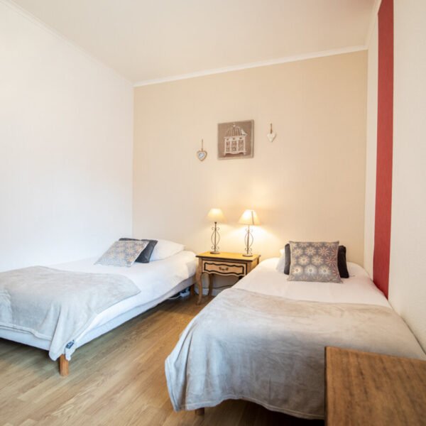 Chambre douillette aux Gites Le vieux Pressoir à Dieffenthal en Alsace