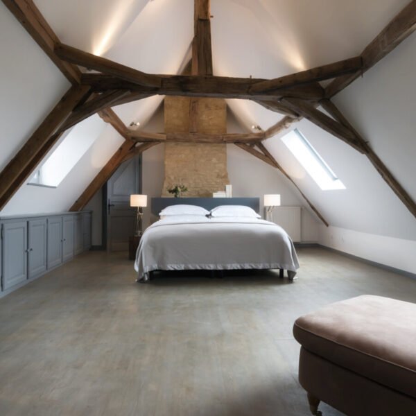 Grande chambre dans Le Mas en Dordogne en Nouvelle Aquitaine dans le Sud de la France