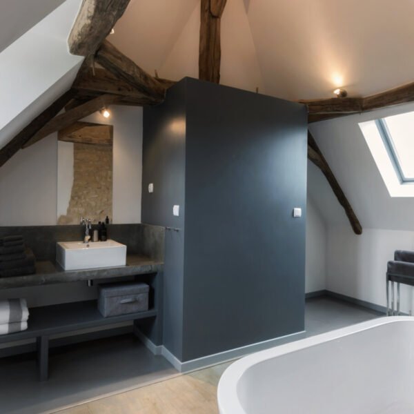 Grande chambre dans Le Mas en Dordogne en Nouvelle Aquitaine dans le Sud de la France