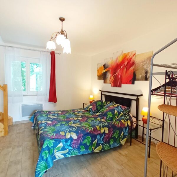 Chambre du Gite Le Moulin des Myrtilles à Le-Grand-Bourg dans la Creuse