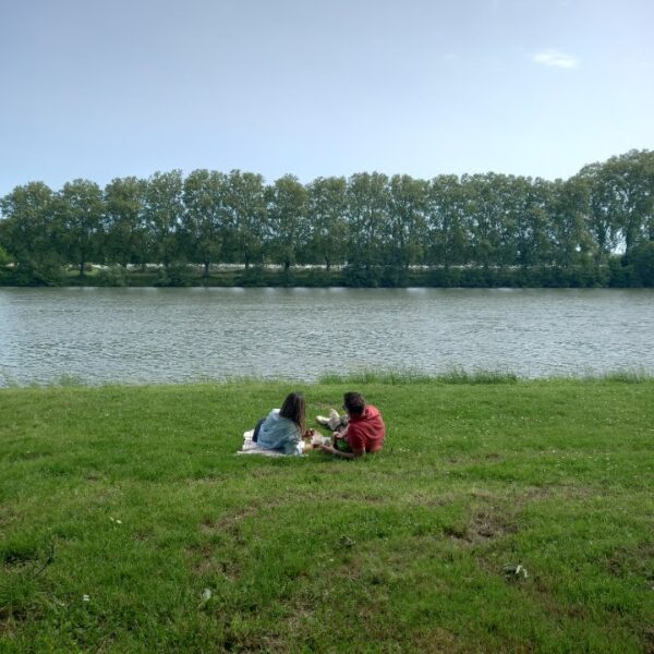 Bord du Tarn proche du Camping le Moulin de Bidounet à Moissac dans le Tarn-et-Garonne
