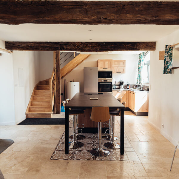 Salle à manger du Domaine le Bas Chitray à Ménil en Mayenne