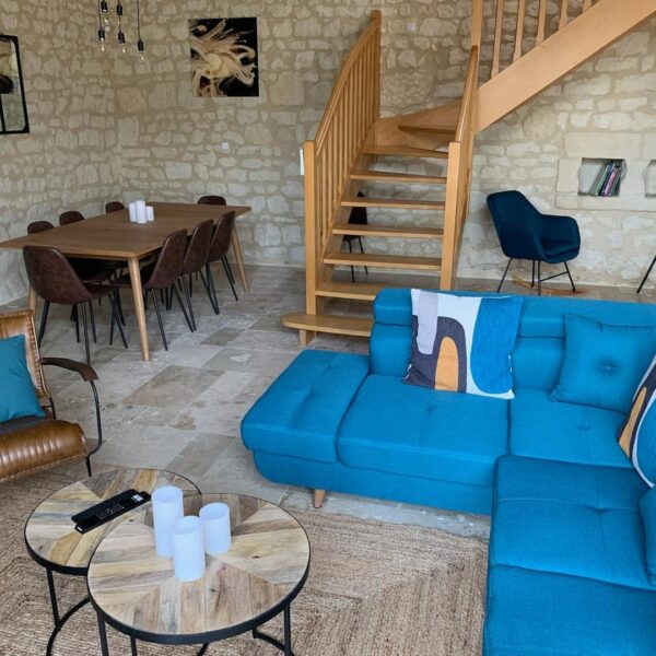 Salon Gîte Le Clos de la Rodaie à Saint-Nicolas-de-Bourgeuil en Indre-et-Loire