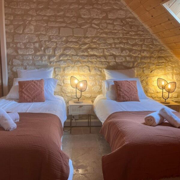 Chambre du Gîte Le Clos de la Rodaie à Saint-Nicolas-de-Bourgeuil en Indre-et-Loire