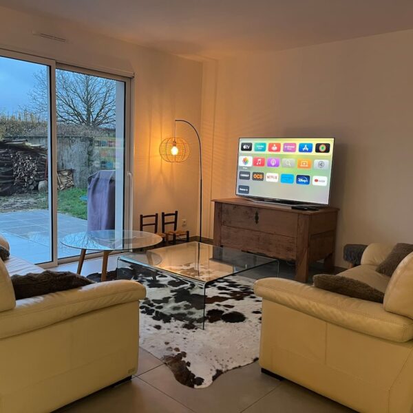 Salon de La Villa Coquette à Vouvray en Indre-et-Loire