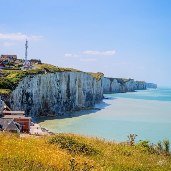 vue des falaises normandes proche des Gîtes Le Clos Vildor en Normandie en Seine Maritime